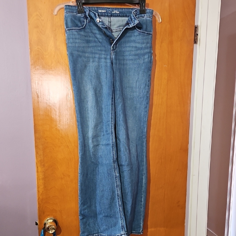 Old Navy Women's Flare Leg Blue Jeans